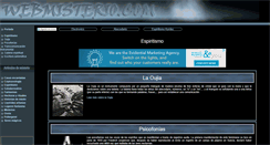 Desktop Screenshot of espiritismo.webmisterio.com