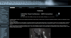 Desktop Screenshot of fantasmas.webmisterio.com