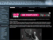 Tablet Screenshot of fantasmas.webmisterio.com
