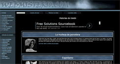 Desktop Screenshot of historias-miedo.webmisterio.com