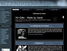 Tablet Screenshot of historias-miedo.webmisterio.com